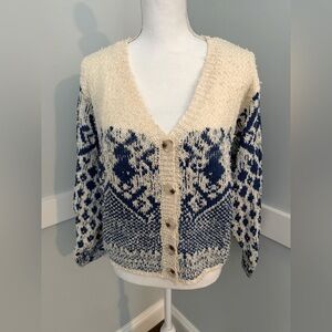 Vici Lush Brand fair isle sweater size medium